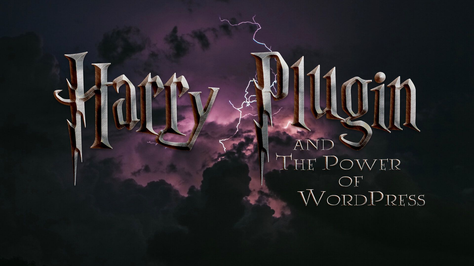 "Harry Plugin & The Power of WordPress" written in the style of Harry Potter