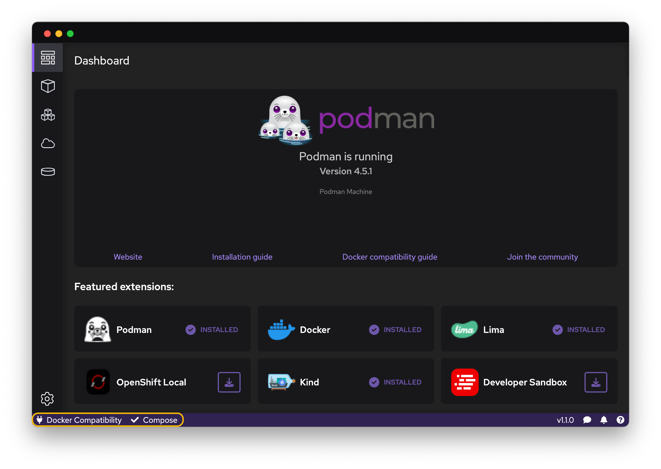 Podman Desktop for Java Development