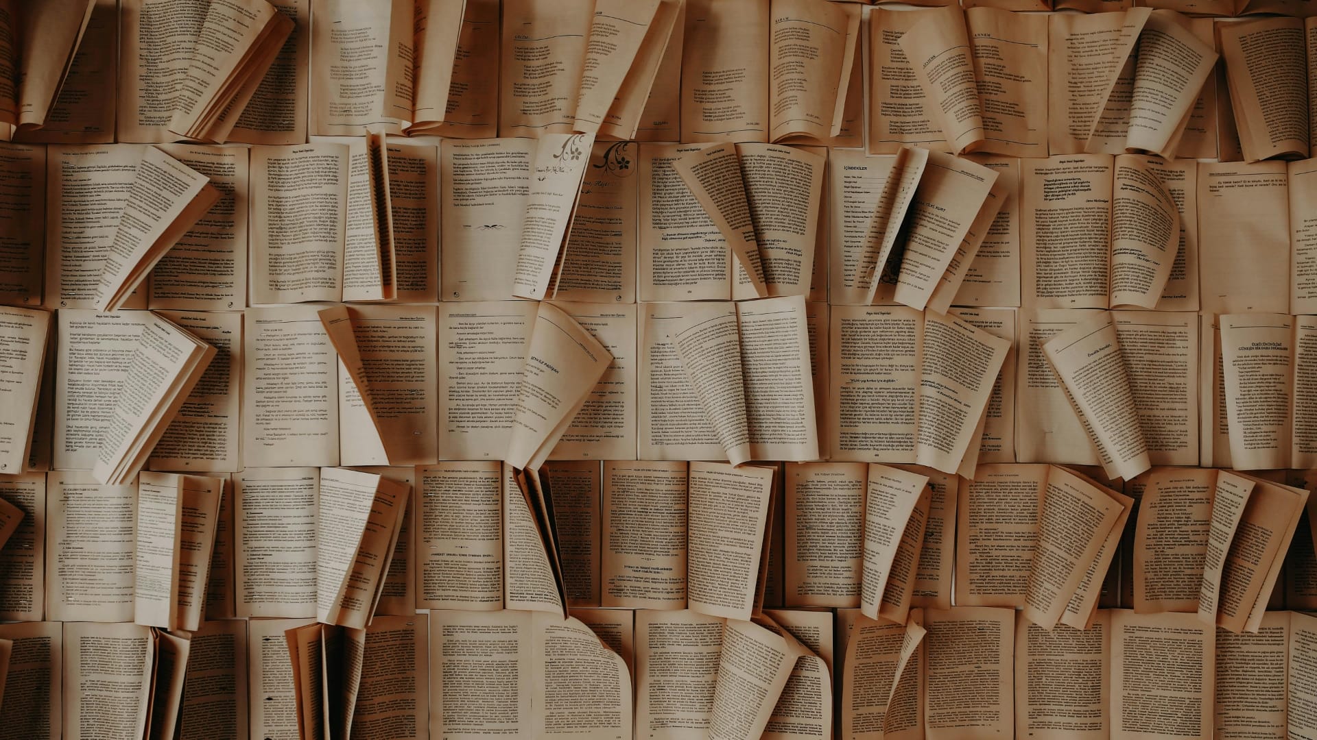 Composition of Open Books - Photo by Melike B